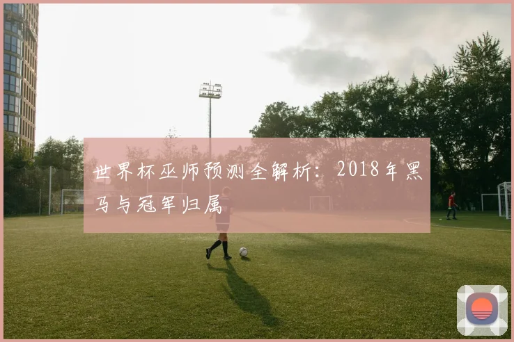 世界杯巫师预测全解析：2018年黑马与冠军归属